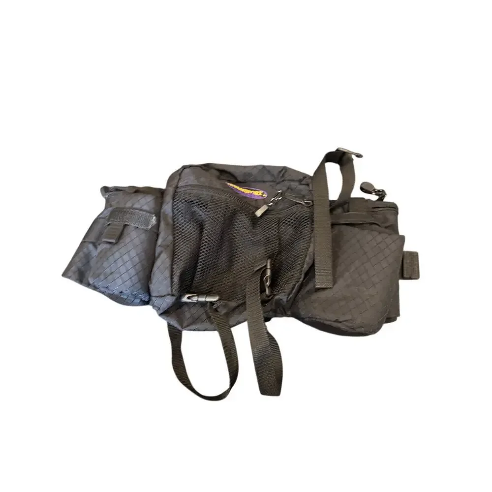 Stansport Black Waist Pack Hiking Fanny Pack Utility Belt Bag Adjustable